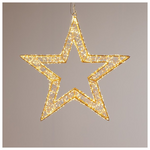 Φωτιζομενο Αστερι 70cm, 1600 Mini Led, 31v Metaσχηματιστη, Χρονοδιακοπτη, Μπρονζε Χαλκινο Καλωδιο, Μπρονζε Μεταλλικος Σκελετος, Θερμο Λευκο Led, Προεκταση Παροχης 5m, Ip44