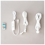 Synchronous Rgbw led Controller & Τηλεχειριστηριο, me 5 Επεκτασεις εωσ 1000 Led, Προεκταση Παροχης 1.5m Ip44