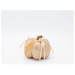 Κολοκυθα, Μεταλιζε Σκουρο Σαμπανι, με Φτερο, 8x8cm