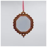 Στολιδι Κρεμαστο, Vintage Καθρεφτης, Μπρονζε, 15.5x12cm