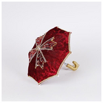 Ομπρελα Γκεισας, Κοκκινο Βελουδο, 16x20cm