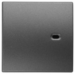 Διακοπτης 2μ Απλος με Λυχνια Γραφιτης