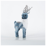 Βελουδινο Ταρανδακι, Μπλε, 18x40cm