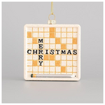 Στολιδι Παιχνιδι Λεξεων, Merry Christmas, 8,7x10,4cm