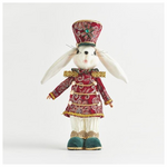 Κυριος Λαγος με Μπορντο Ρουχα, 25x12x32cm