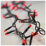 Σειρα, 100 Λαμπακια 4mm, 230v, Επεκταση εωσ 3, Προεκταση Παροχης 150cm, Πρασινο Καλωδιο, Κοκκινο Λαμπακι ανα 5cm, Ιρ20