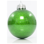 Μπαλα Πλαστικη Pet, Πρασινη Γυαλιστερη με Glitter, σετ 2τμχ, 13cm