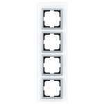 Πλαισιο 4 Θεσεων Λευκο Γυαλι