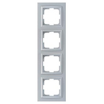 Πλαισιο 4 Θεσεων Ασημι