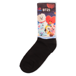 Γυναικείες κάλτσες με σχέδιο Trendy BT21 Friends Πολύχρωμο