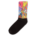 Γυναικείες κάλτσες με σχέδιο Trendy Colorful Space Πολύχρωμο