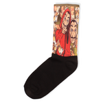 Γυναικείες κάλτσες με σχέδιο Trendy La casa de papel Πολύχρωμο