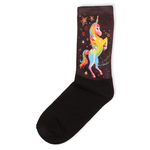 Γυναικείες κάλτσες με σχέδιο Trendy Colorful Unicorn Πολύχρωμο