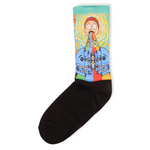 Unisex κάλτσες με σχέδιο Trendy Rick And Morty Πολύχρωμο