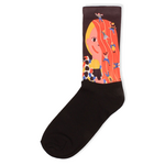 Unisex κάλτσες με σχέδιο Trendy Abstract Girl Hair Πολύχρωμο