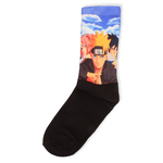 Unisex κάλτσες με σχέδιο Trendy Naruto Sakura Sasuke Πολύχρωμο