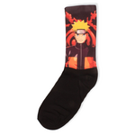 Unisex κάλτσες με σχέδιο Trendy Naruto Power Μαύρο
