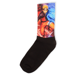 Unisex κάλτσες με σχέδιο Trendy Naruto Range Πολύχρωμο