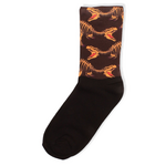 Γυναικείες κάλτσες με σχέδιο Trendy Dinosaurs Skeletons Μαύρο