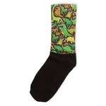 Unisex κάλτσες με σχέδιο Trendy Green Dinosaurs Πολύχρωμο