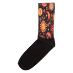 Αντρικές κάλτσες με σχέδιο Trendy Astrology World Μαύρο