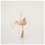 Βελουδινο Κρεμαστο Πουλακι, Σομον, 13x14cm