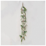 Κλαδα, Χιονισμενη Λευκα Berry, 120cm