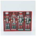 Καρυοθραυστης, Κοκκινο Πρασινο Candy, σετ 4tmx, 5x13cm