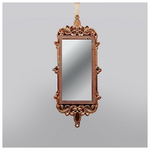 Στολιδι Κρεμαστο, Vintage Καθρεφτης, Χρυσο Κοκκινο, 17.5x7cm