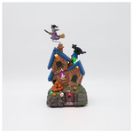 Σπιτακι Μαγισσας, με φωσ και Κινηση, Μπαταριας, Halloween, 13x11.7x23.9cm