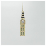 Πλαστικο Στολιδι, big Ben, Σαμπανι, 13.5cm