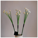 Σειρα, 3 σετ Πλαστικα Μανιταρια 75cm, 6 Κλαδια το Κάθε Σετ, Ηλιακο Συλλεκτη με Αισθητηρα Φωτος, 18 Θερμα Λευκα Led, ανα 50cm, Προεκταση Παροχης 1m, Ip44