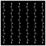 Σειρα, Diy, 30led, Λευκο Καλωδιο Καουτσουκ, με Επεκταση, 2 Κονεκτορες, Θερμo Λευκo Led, ανα 10cm, σετ 6τμχ, Ιρ65