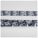 Κορδελα Μπλε, με Δεντρα, 6,35cm, 10y