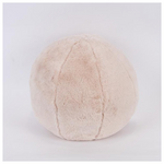 Μαξιλαρι Στρογγυλο, ροζ Γουνινο, 25cm