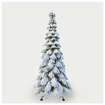Δεντρο Ελατο Χιονισμενο, Διας, με Λαμπακια, 240cm