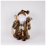 Αη Βασιλης Μπορντο, με Χρυσο Μπαστουνακι, 46cm