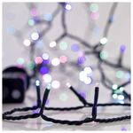 Σειρα, 700 led 3mm, 31v Μετασχηματιστη, 8 Προγραμματα & Μνημη, Πρασινο pvc Καλωδιο, Opal Χρωματιστο Led, ανα 5cm, Προεκταση Παροχης 3m, Ιρ44