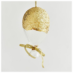Στολιδι Γυαλινο, Μπαλονι Χρυσο, σετ 4μχ, 14cm