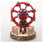 Ροδα Λουνα Παρκ Φωτιζομενη, Μουσικη και Κινηση, με Μετασχηματιστη, 20,9χ20,9χ26,4cm
