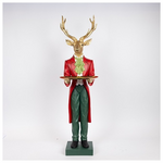 Ταρανδος με Πιατελα, Κοκκινος, Πολυρεζιν, 26.4x98.9cm