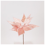 Λουλουδι ροζ με Λευκες Περλες, 30x30cm