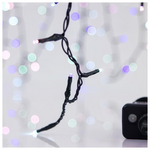 Σειρα,100 led 3mm,31v,8 Προγραμματα,μετασχημ/στη με Μνημη,προεκταση Παροχης 300cm,πρασινο Καλωδιο,opal Χρωματιστο Led,ανα5cm,ιρ44