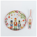 Πιατελα με Σπατουλα, με Καρυοθραυστες, 27cm