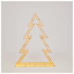 Δεντρο Φωτιζομενο 130cm, 6000 Mini Led, 31v Μετασχηματιστη, Μπρονζε Χαλκινο Καλωδιο, Μπρονζε Μεταλλικος Σκελετος, Θερμο Λευκο Led, Προεκταση Παροχης 5m, Ip44