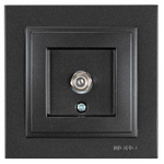 Πριζα tv f Connector Μαυρο