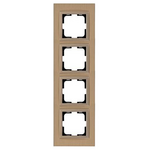 Πλαισιο 4 Θεσεων Αλουμινιο Μπρονζε