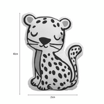 Click Μαξιλαρακι Παιδικο Βαμβακερο Γατα Λευκο/μαυρο 25χ40