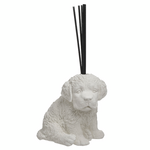Click Αρωματικο Χωρου με Sticks Σκυλος  Κεραμικο Λευκο 14χ14χ17
