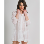 Ble Καφτανι/φορεμα σε Λευκο Χρωμα one Size (100% Cotton)